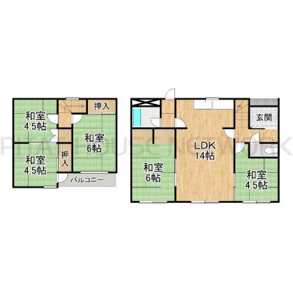  間取り図写真
