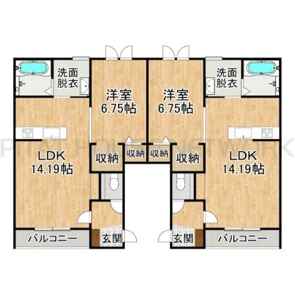 間取り図写真