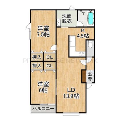  間取り図写真