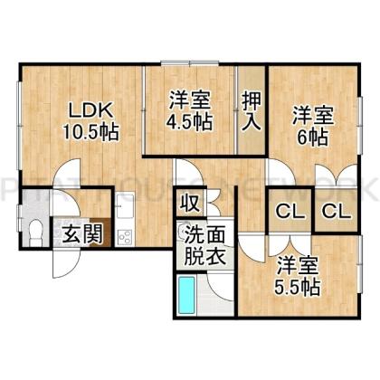  間取り図写真