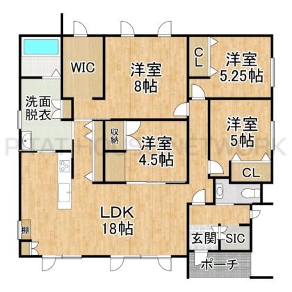  間取り図写真