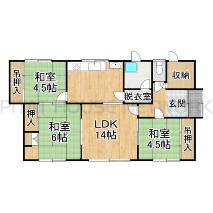  間取り図写真