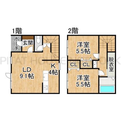  間取り図写真