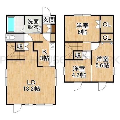  間取り図写真
