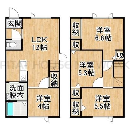  間取り図写真