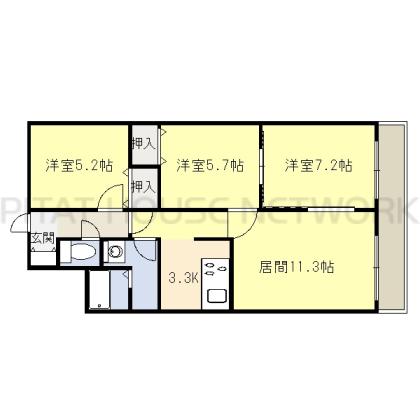  間取り図写真