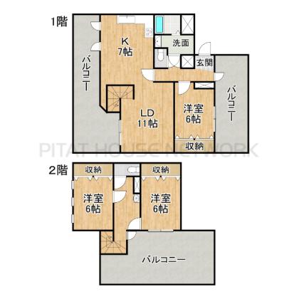  間取り図写真