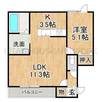  間取り図写真