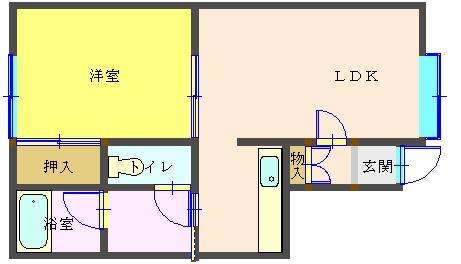 ラ・ポレールひばり野 間取り図画像