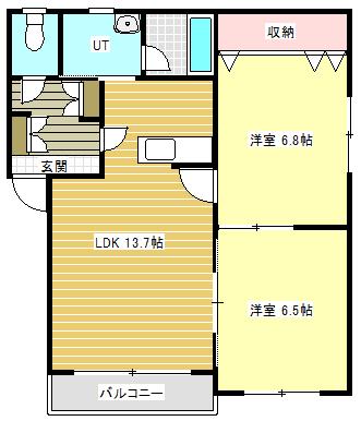 ブリスヴィラ（202） 間取り図画像