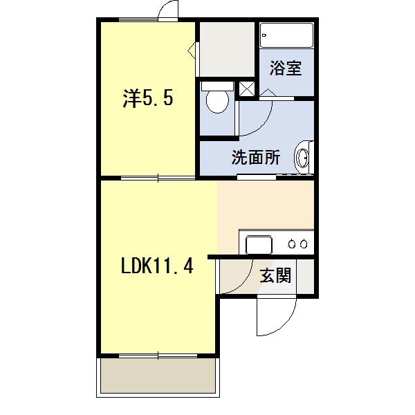 corriente east（コリエンテイースト）（101） 間取り図画像