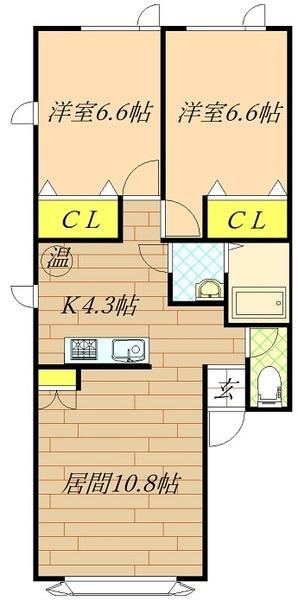 Sesame7・3（201） 間取り図画像
