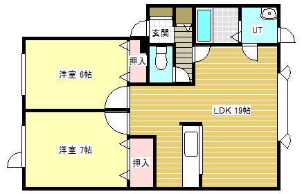 ユトリロ2（211） 間取り図画像