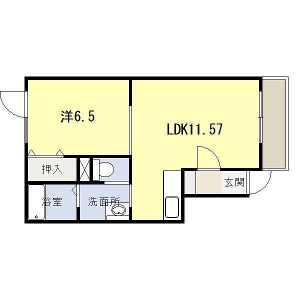 Villa171（ヴィラ171）（1-B） 間取り図画像