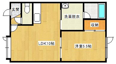 M-Ⅱマンション（102） 間取り図画像
