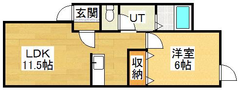 ラセールⅠ（101） 間取り図画像