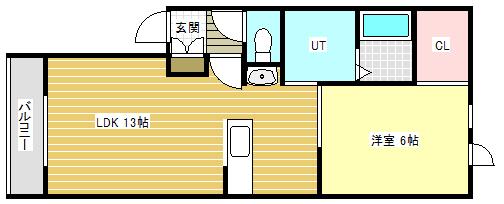 Esteana（エスティーナ）（3-B） 間取り図画像