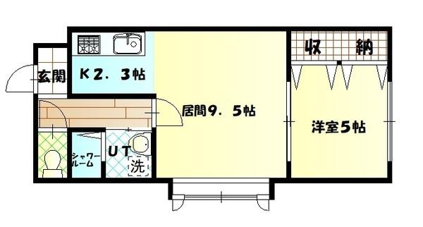 AMU5・23（404） 間取り図画像