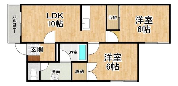 ボヌール171（201） 間取り図画像