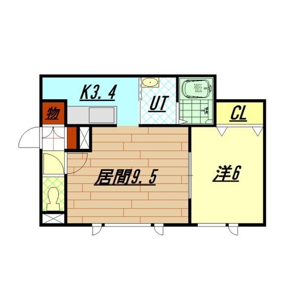 est luce 5・5（105） 間取り図画像