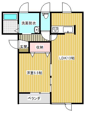 フィリックスA（302） 間取り図画像