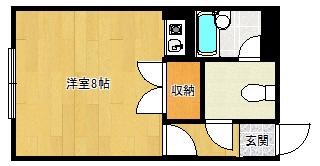 E2.8MS B棟（503） 間取り図画像
