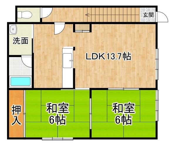  間取り図写真