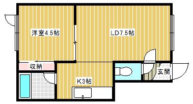 Oak?（オーク11）（101） 間取り図画像