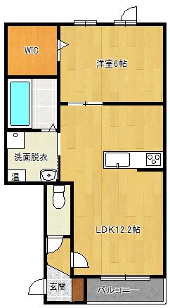 リヴェールT（205） 間取り図画像