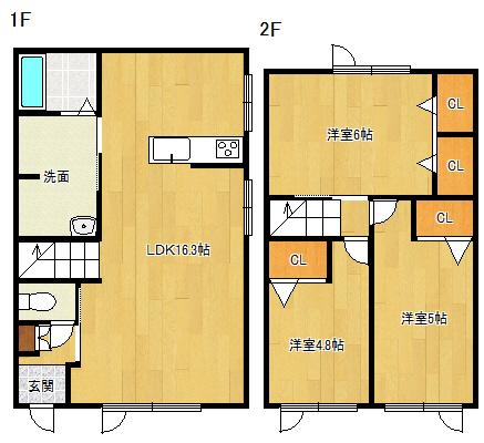  間取り図写真
