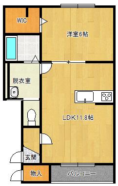Gran W2（303） 間取り図画像