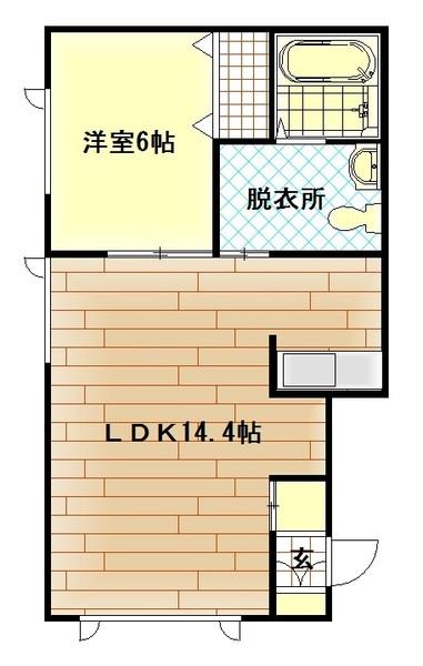 FA東光（201） 間取り図画像