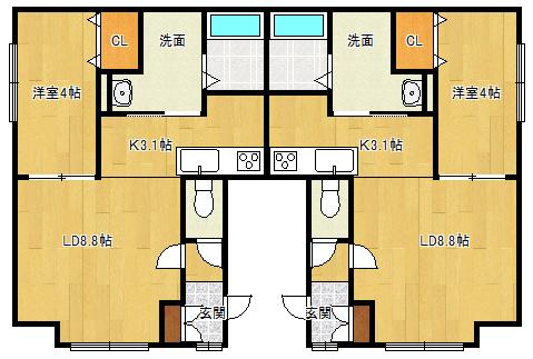  間取り図写真