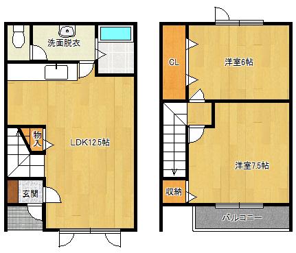  間取り図写真