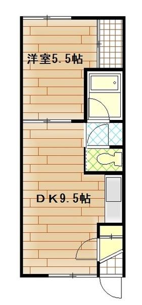 コーポ順（C） 間取り図画像
