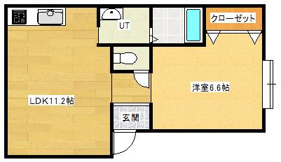 ハスコート豊頃（205） 間取り図画像