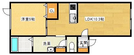 メゾンJ（B-2） 間取り図画像