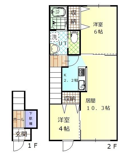 STEP.A（202） 間取り図画像