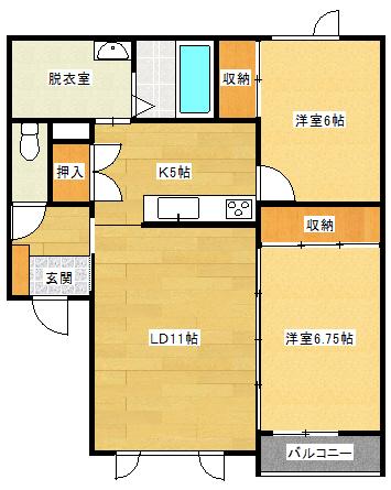 TOWN CLOVER東81（A302） 間取り図画像