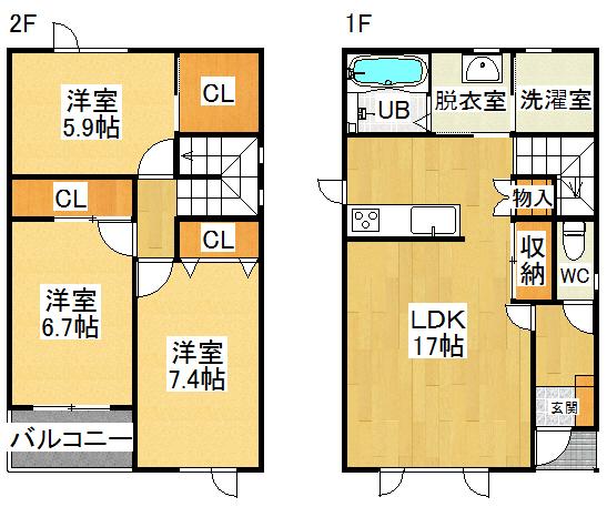  間取り図写真