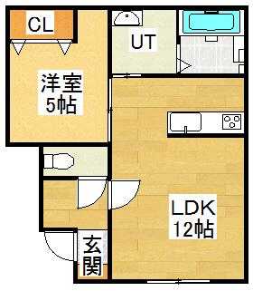 フォレスト新町Ⅰ（102） 間取り図画像