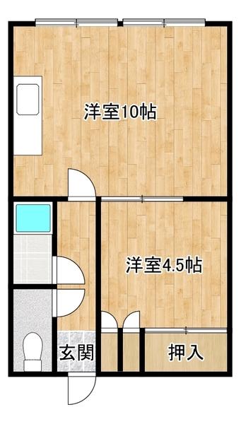 コーポ伊塚（8） 間取り図画像