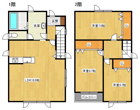  間取り図写真