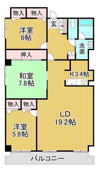 プレステート（301） 間取り図画像