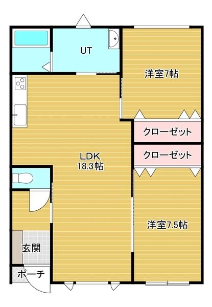 セントラルタウン（C） 間取り図画像