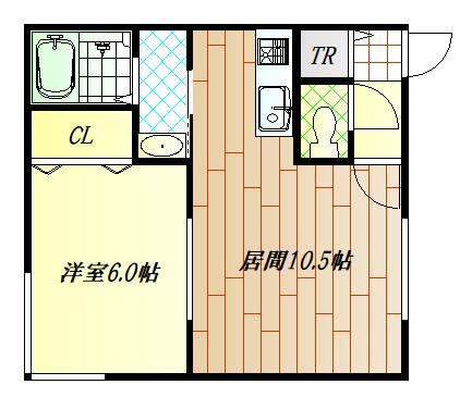 ダイヤハイツ神楽6-12（102） 間取り図画像