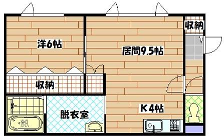 ツインクル新町（103） 間取り図画像