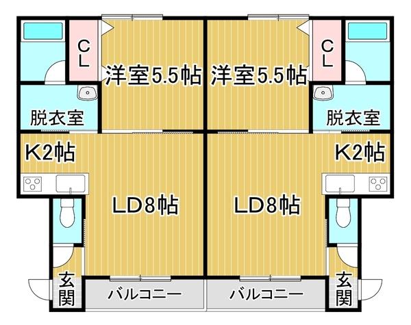 ルチル（201） 間取り図画像