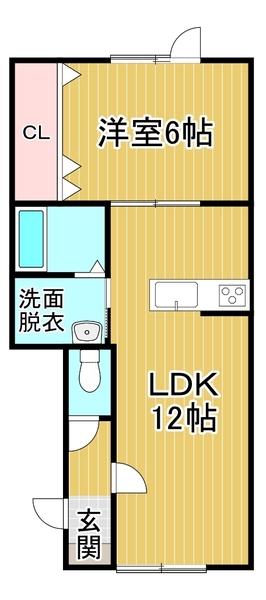 エマーブル（102） 間取り図画像