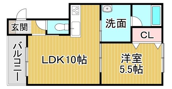 Amethyst（102） 間取り図画像